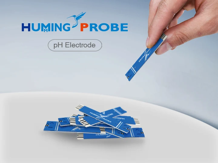 Use brand new electrode everytime and no worry about hole contamination or wear on the electrode surface for Calibration-free micro disposable pH electrodes - Humming Probe-UltraE