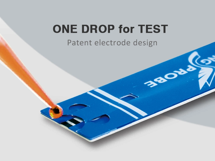 Calibration-free micro disposable pH electrodes/Humming Probe-UltraE requires only a few microliters or a drop of liquid to complete pH detection/pH test