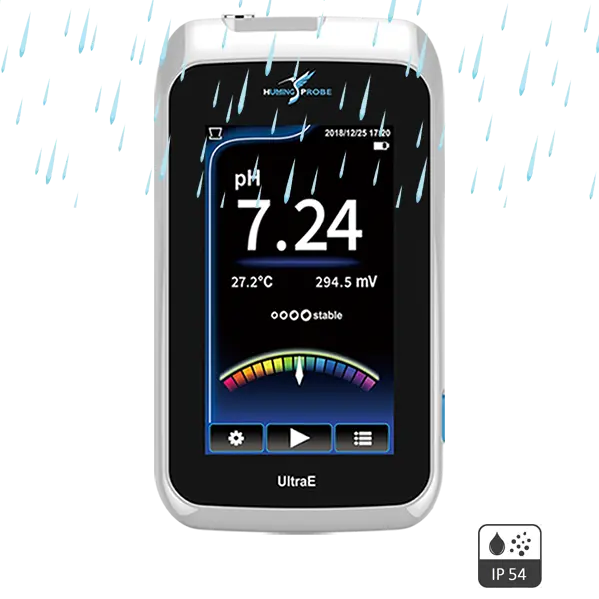 免校正微量拋棄式pH計酸鹼檢測儀具有防水防塵,適合戶外使用Humming Probe UX100/超極生技UltraE