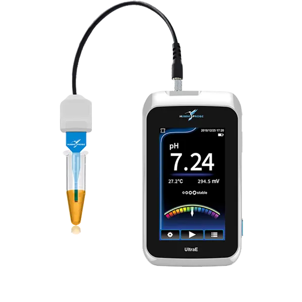The Cable Socket Mode of the  calibration-free micro disposable pH meter/pH measurement system/Humming Probe UX100/UltraE 