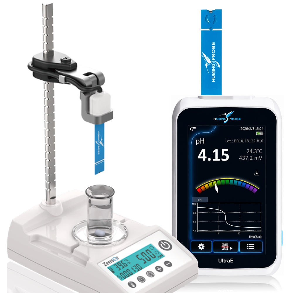 Humming Probe UX150 電極試片插入／超極生技UltraE